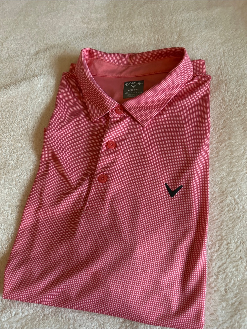 Callaway Men’s Coral Performance Golf Polo
